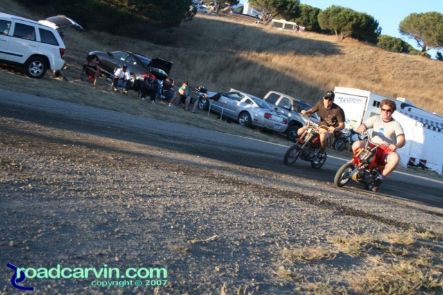 Mini-racers flat trackin' on minibikes (minibike hooligans img_4882.jpg)